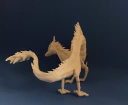 Haku from spirited away 3d model