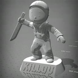 Killou - Caillou meets Chucky 3d model