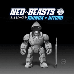 Neo Beast: Poseable Mech & Pilot Action Figure 3d model