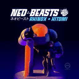 Neo Beast: Poseable Mech & Pilot Action Figure 3d model