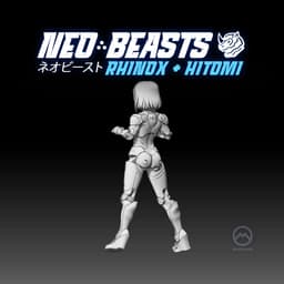 Neo Beast: Poseable Mech & Pilot Action Figure 3d model