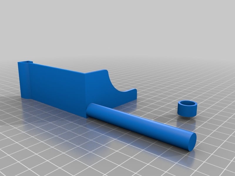 Side Spool Holder for Fabrikator Mini 2 3d model