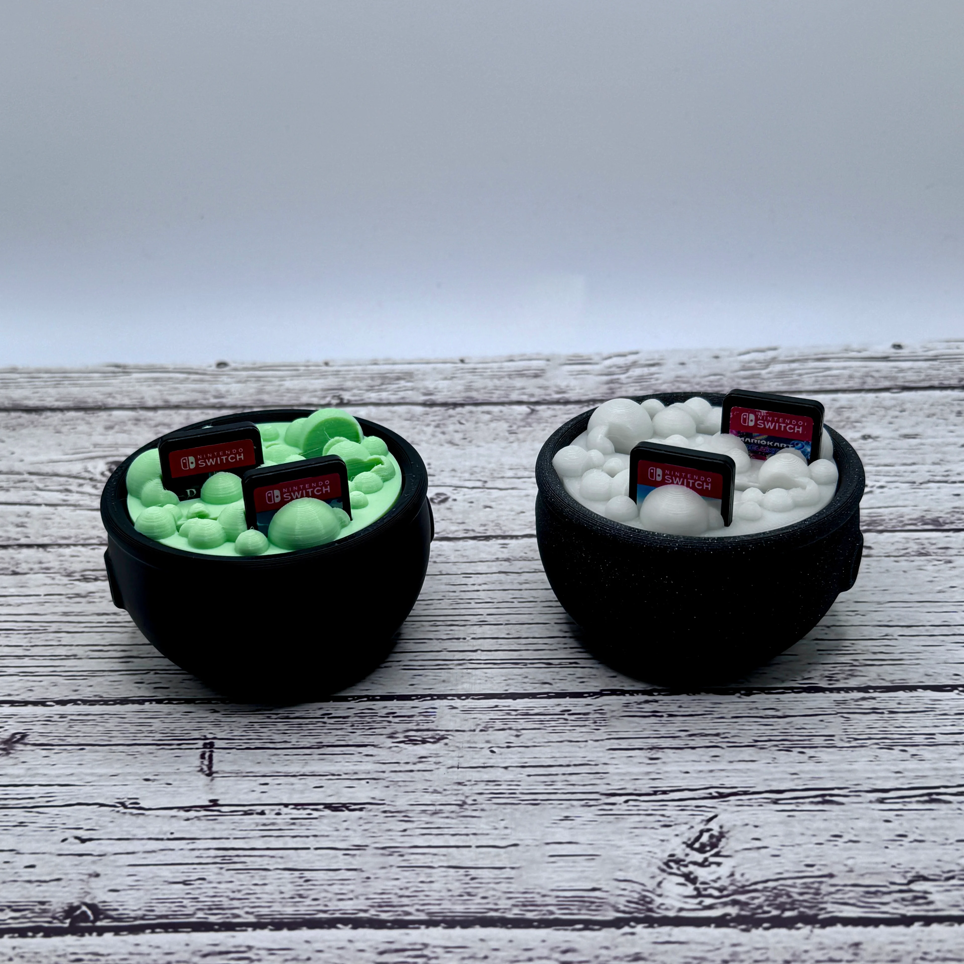 Cauldron Switch Game Holder 3d model