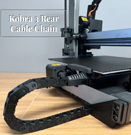 Anycubic Kobra 3 Rear Cable Chain (For Heated Bed) 3d model