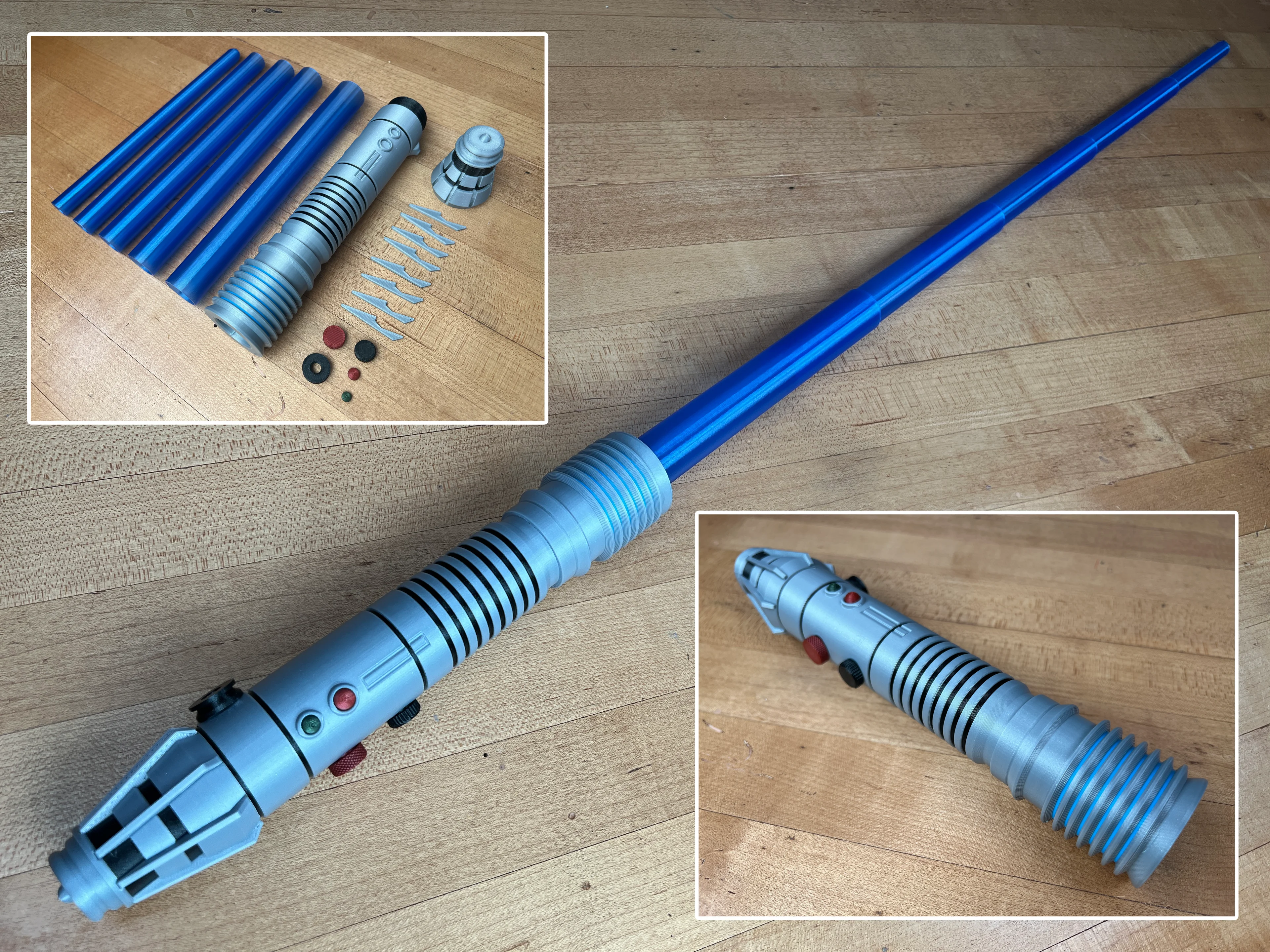 Plo Koon's Collapsing Lightsaber 3d model
