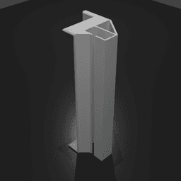 Behind TV Nintendo Switch dock Mount 3d model