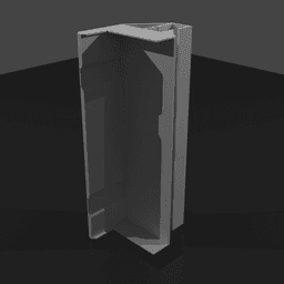 Behind TV Nintendo Switch dock Mount 3d model