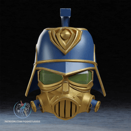 Piltover Enforcer Helmet 3D Printer File STL 3d model