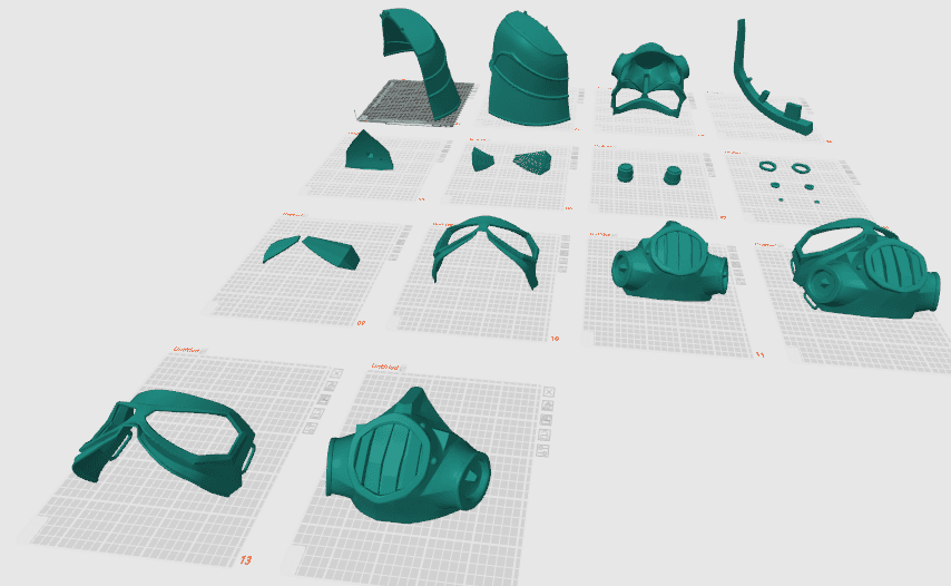 Piltover Enforcer Helmet 3D Printer File STL 3d model