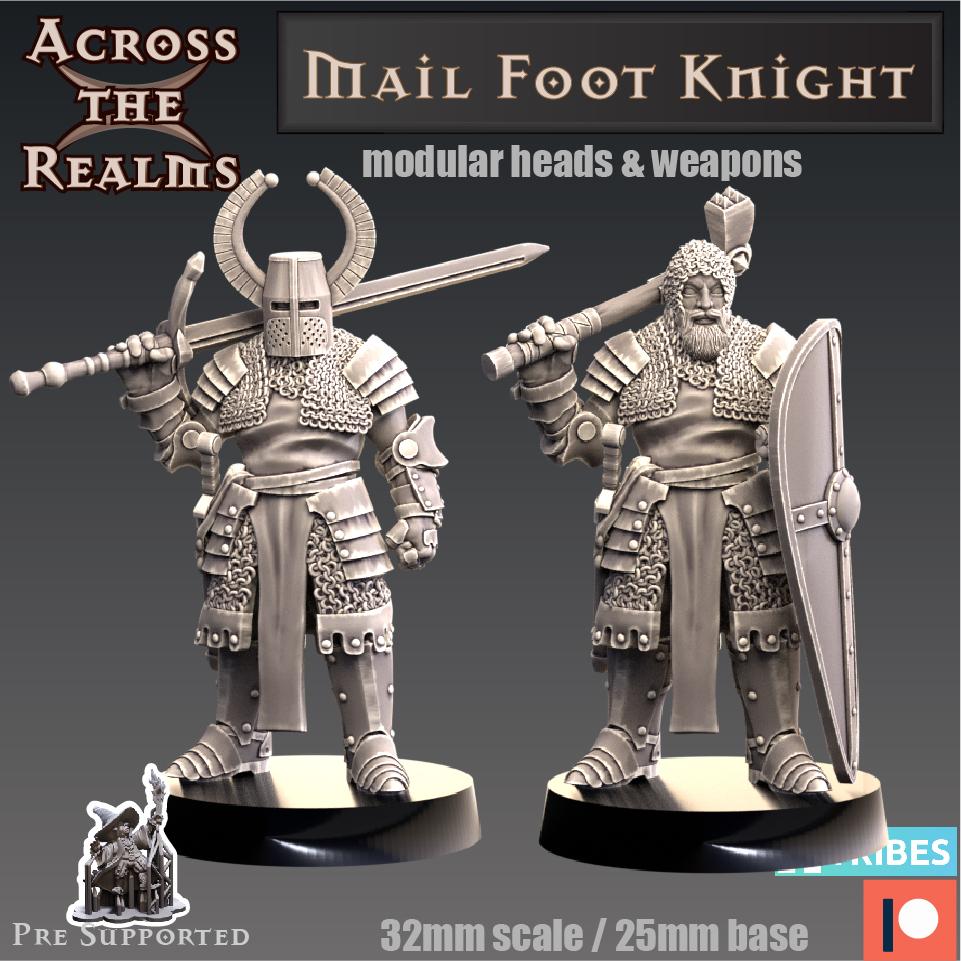 Mail Foot Knight 3d model