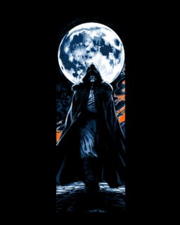 The figure that walks the crossroads at midnight - Set of bookmarks 3d model