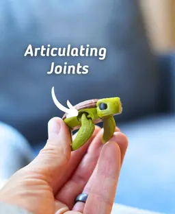 Swimmy Sea Turtle - Fidget Sea Turtle - Articulated Ludo 3D Printed Flexy Mini Animal Fidget Toy 3d model
