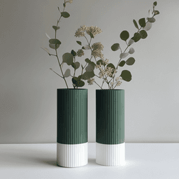 Dual Vase for Minimalist and Elegant Home Decor 3d model