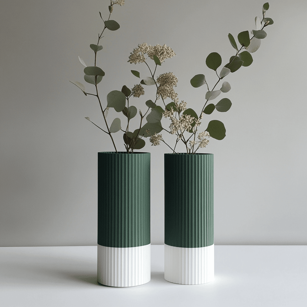 Dual Vase for Minimalist and Elegant Home Decor 3d model