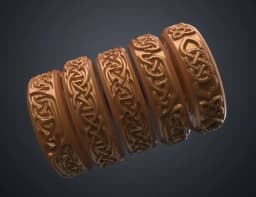 Stamp Wheels - Celtic Vol.04 (16-20) 3d model