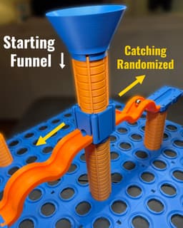 Drop Funnel and Catcher 3d model