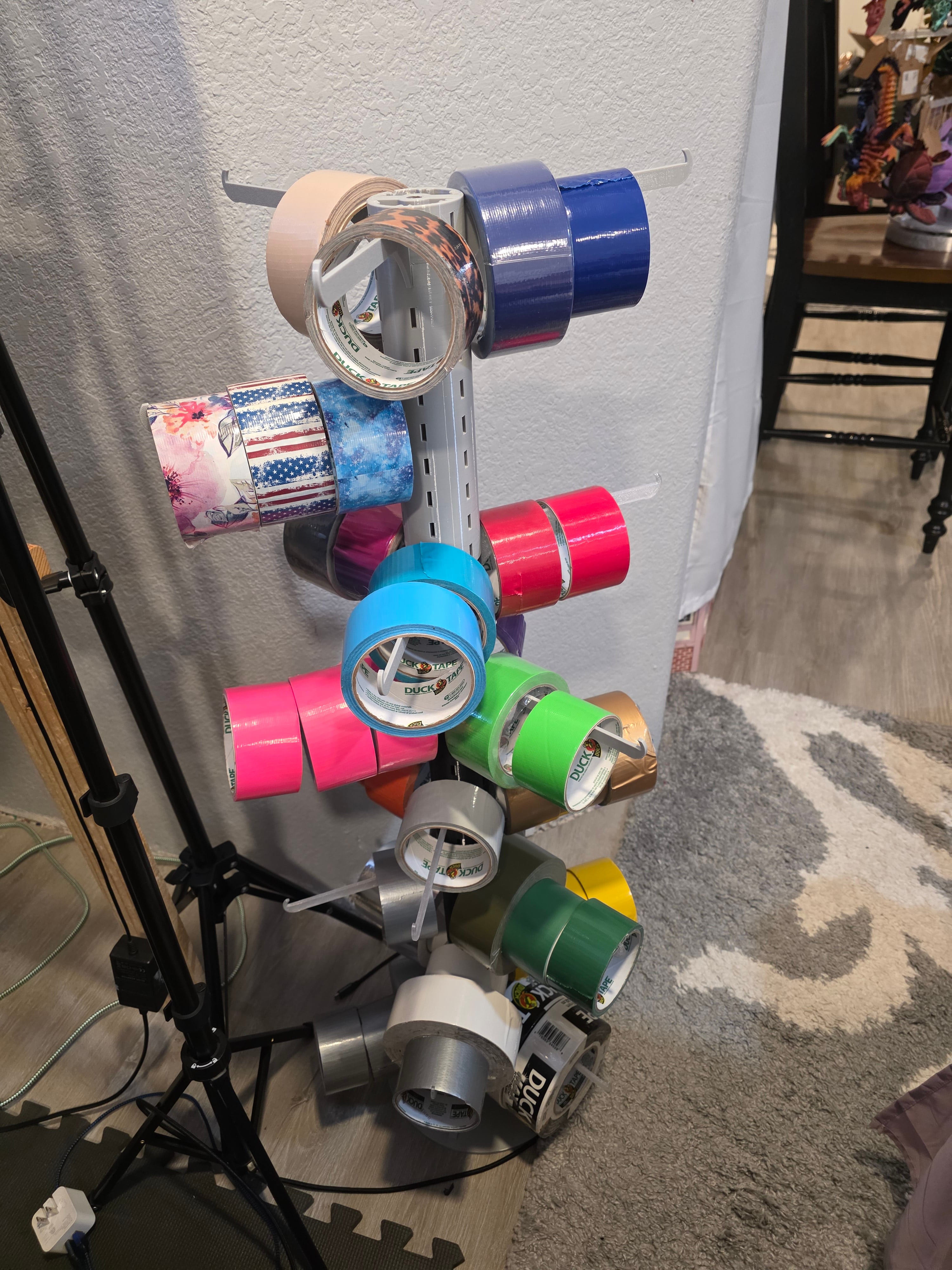 Modular Spinning Display Tower - Rotating Stand 3d model