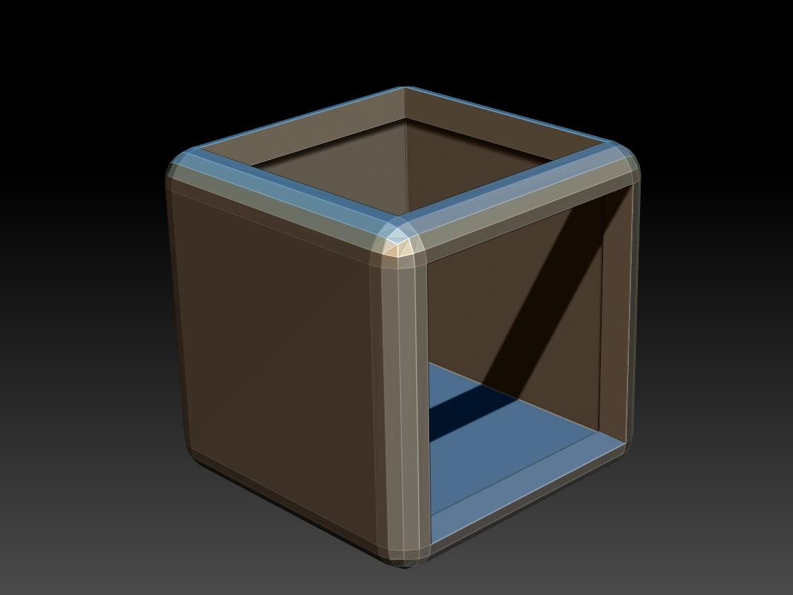 box rounded 3d model