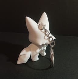Wolf Keychain -Commercial License- 3d model