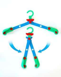 EZPZ Hanger // Folding Clothes Hanger 3d model