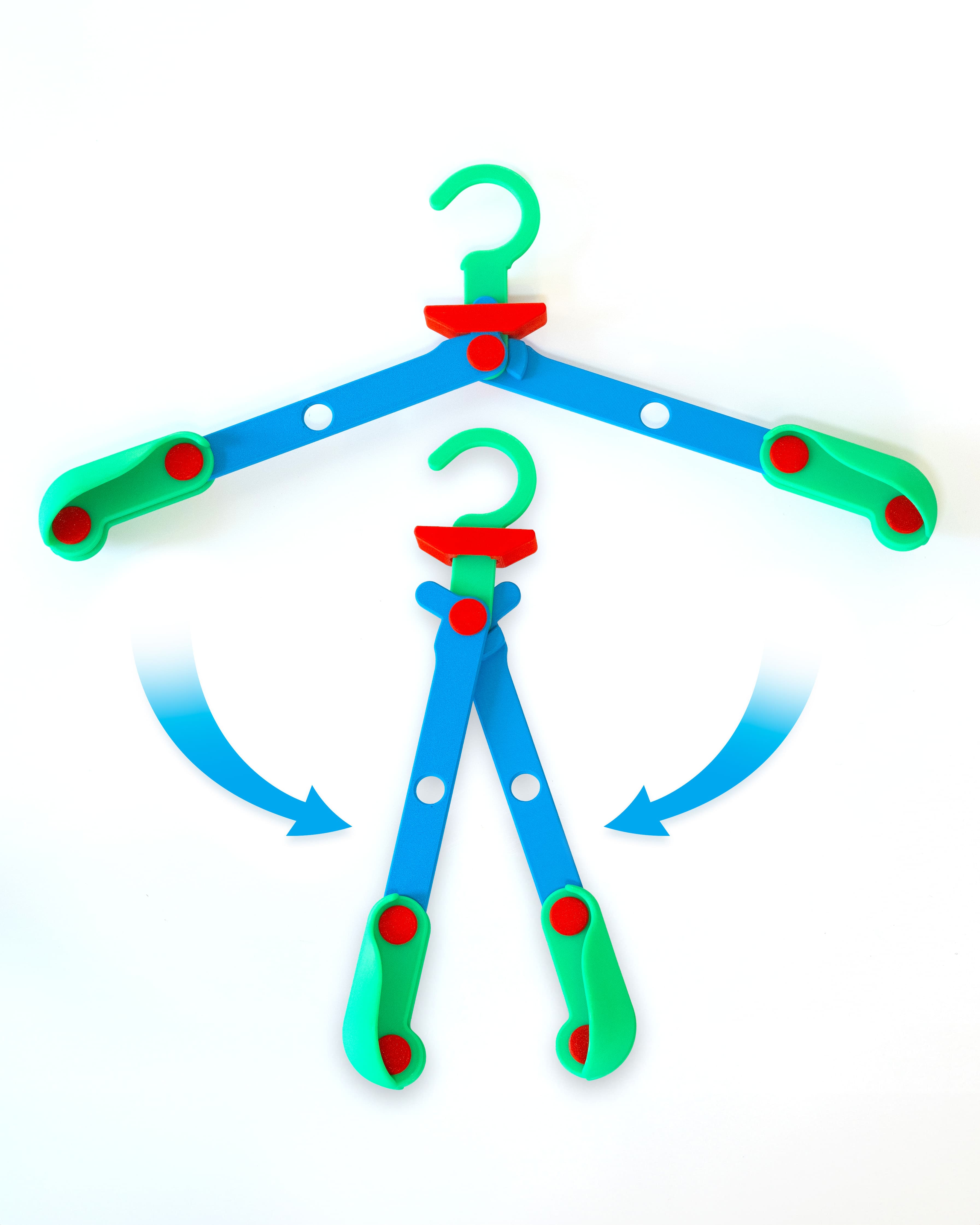 EZPZ Hanger // Folding Clothes Hanger 3d model