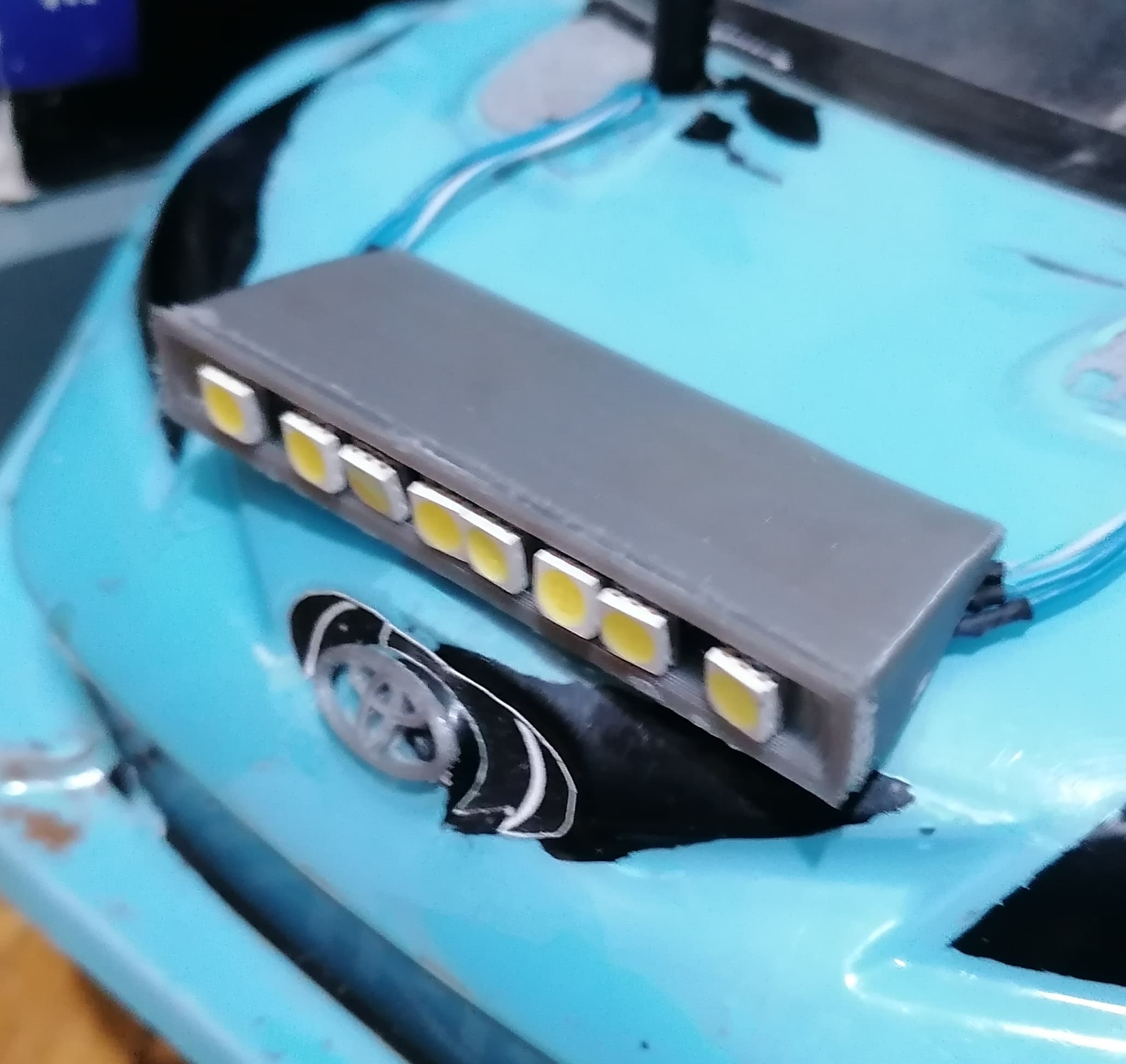 Led Headlights kit for rc 1/10 3d model
