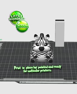 Chubby Cebra 3d model