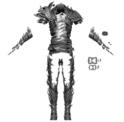 HEOLSTOR COSPLAY FULL Armor Helmless STL Model Print Fan Art 3d model