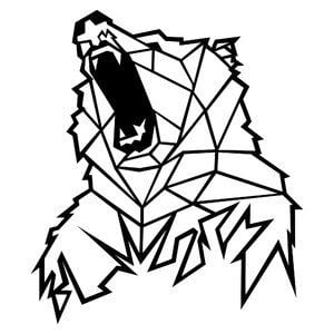 bear wall art.3mf 3d model