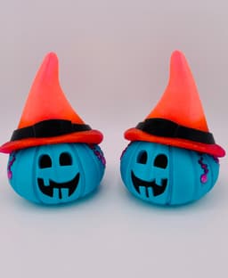 Decorative Pumpkin -Witch 3d model