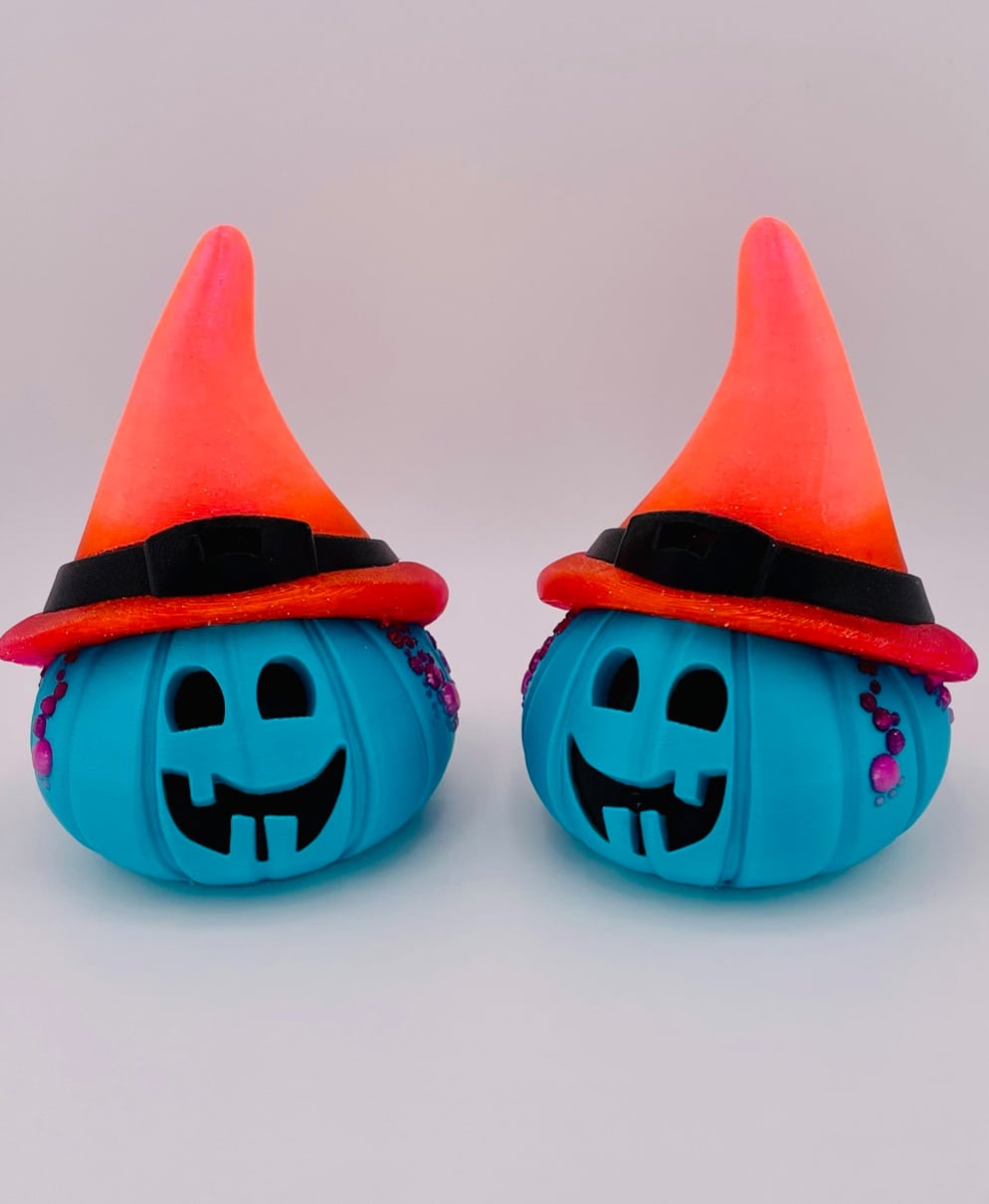 Decorative Pumpkin -Witch 3d model