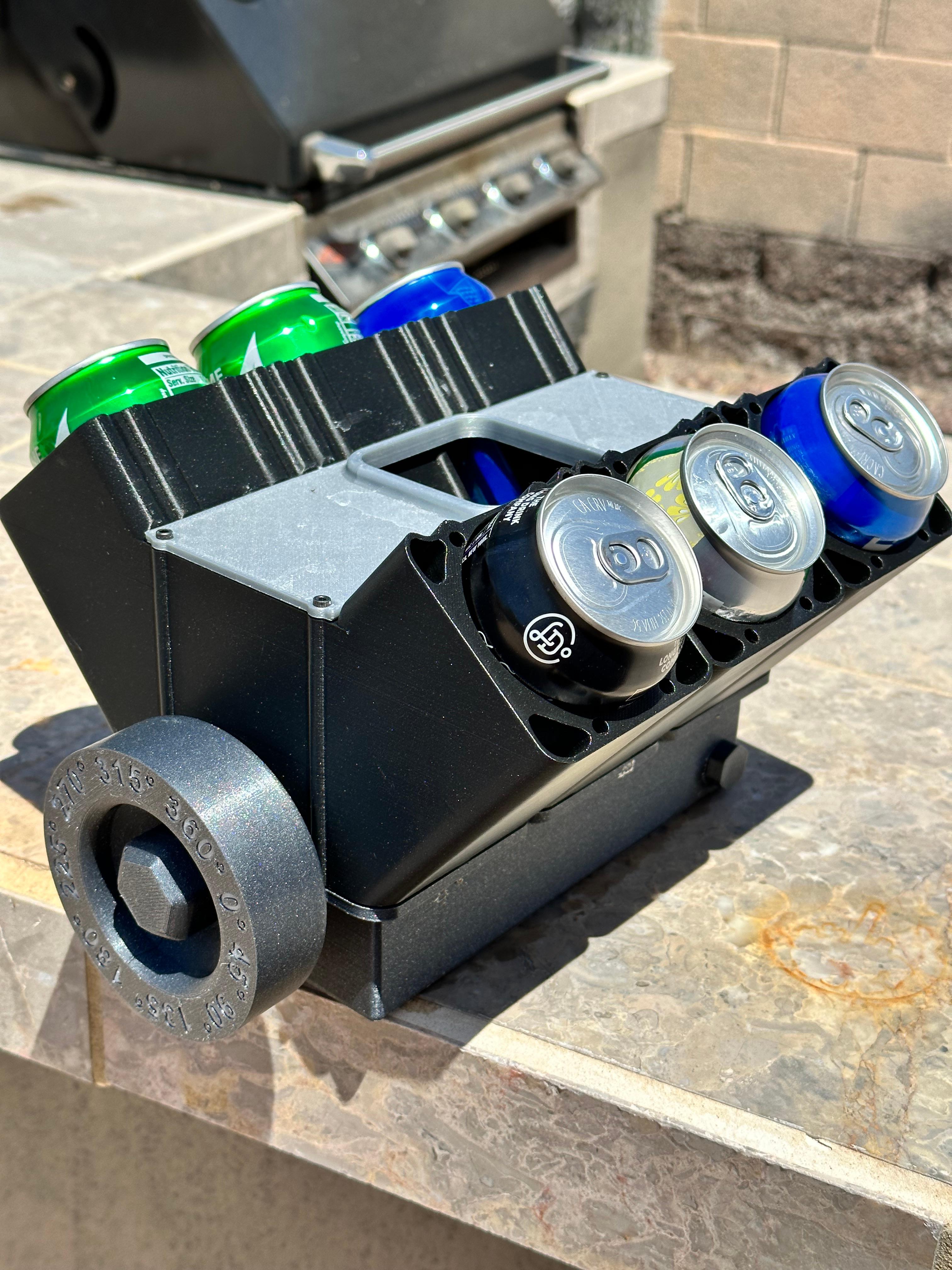 The Original V6 Can Cooler - With Working Crank!!! As seen on TIKTok @LS3DP 3d model