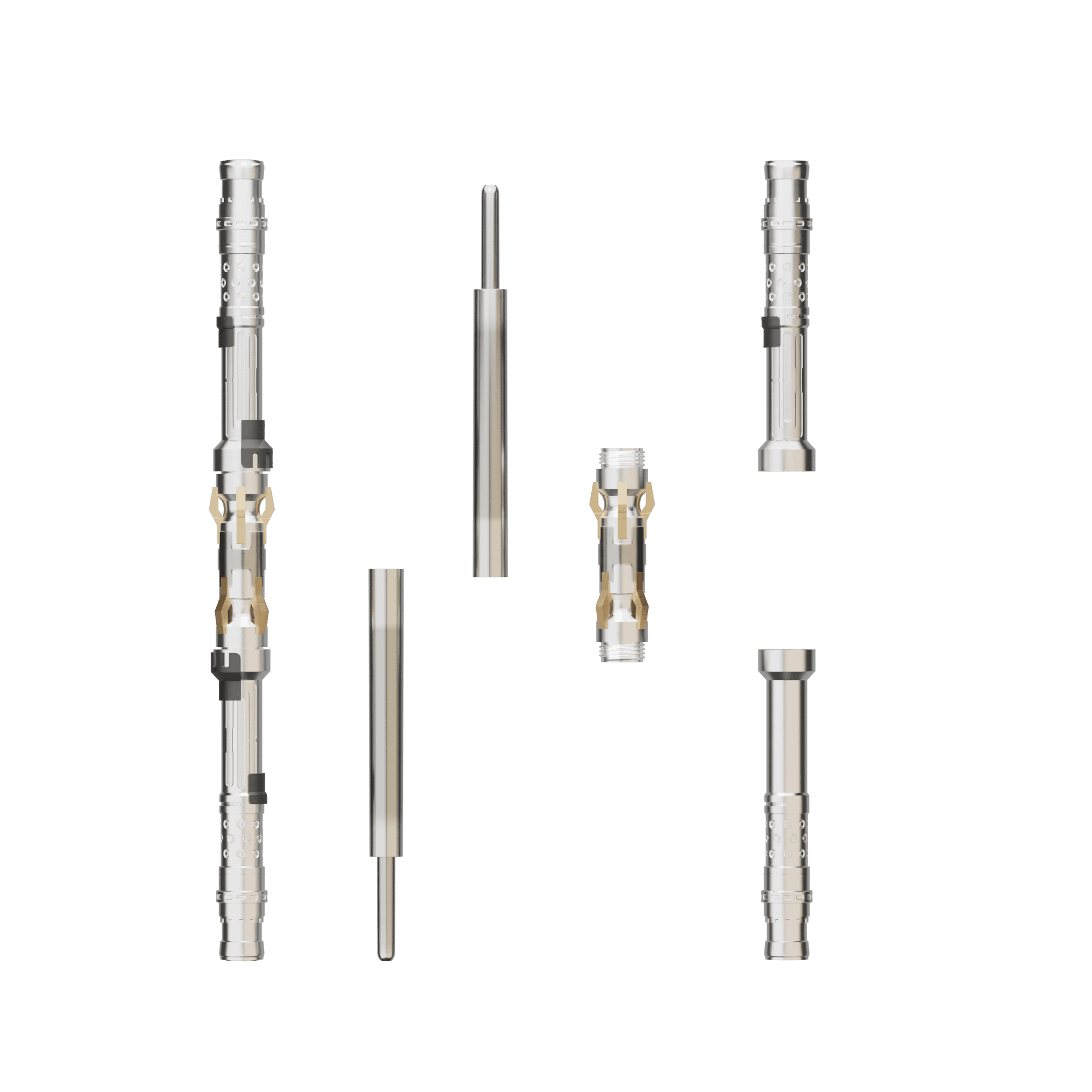 Print in Place Double Lightsaber Concept 2 3d model