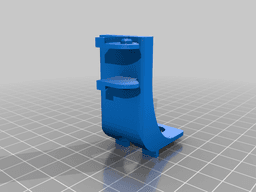 Anycubic Mega Pro - Y axis Cable Chain frame with Additional Extension 3d model