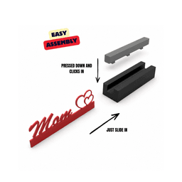 MOTHERSDAY PHOTO STAND / CARD HOLDER / MOTHERSDAYGIFT / GIFT FOR MOTHERSDAY / MODERN PHOTOSTAND 3d model