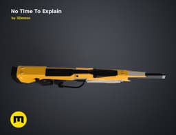 No Time To Explain Rifle 3d model