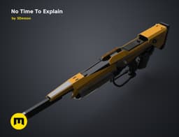 No Time To Explain Rifle 3d model
