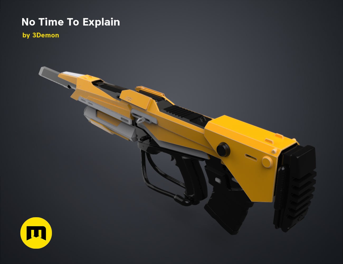 No Time To Explain Rifle 3d model