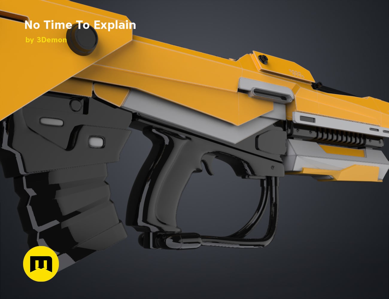 No Time To Explain Rifle 3d model