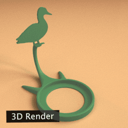 Anima Duck 3d model