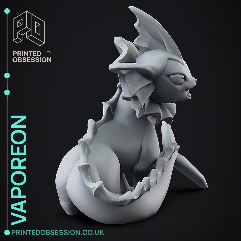 Vaporeon - Pokemon - Fan Art 3d model