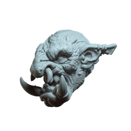 Snaggletooth v5 (actiong figure head) 3d model