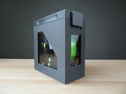 Mihai's DryBox - Assembled box with filament