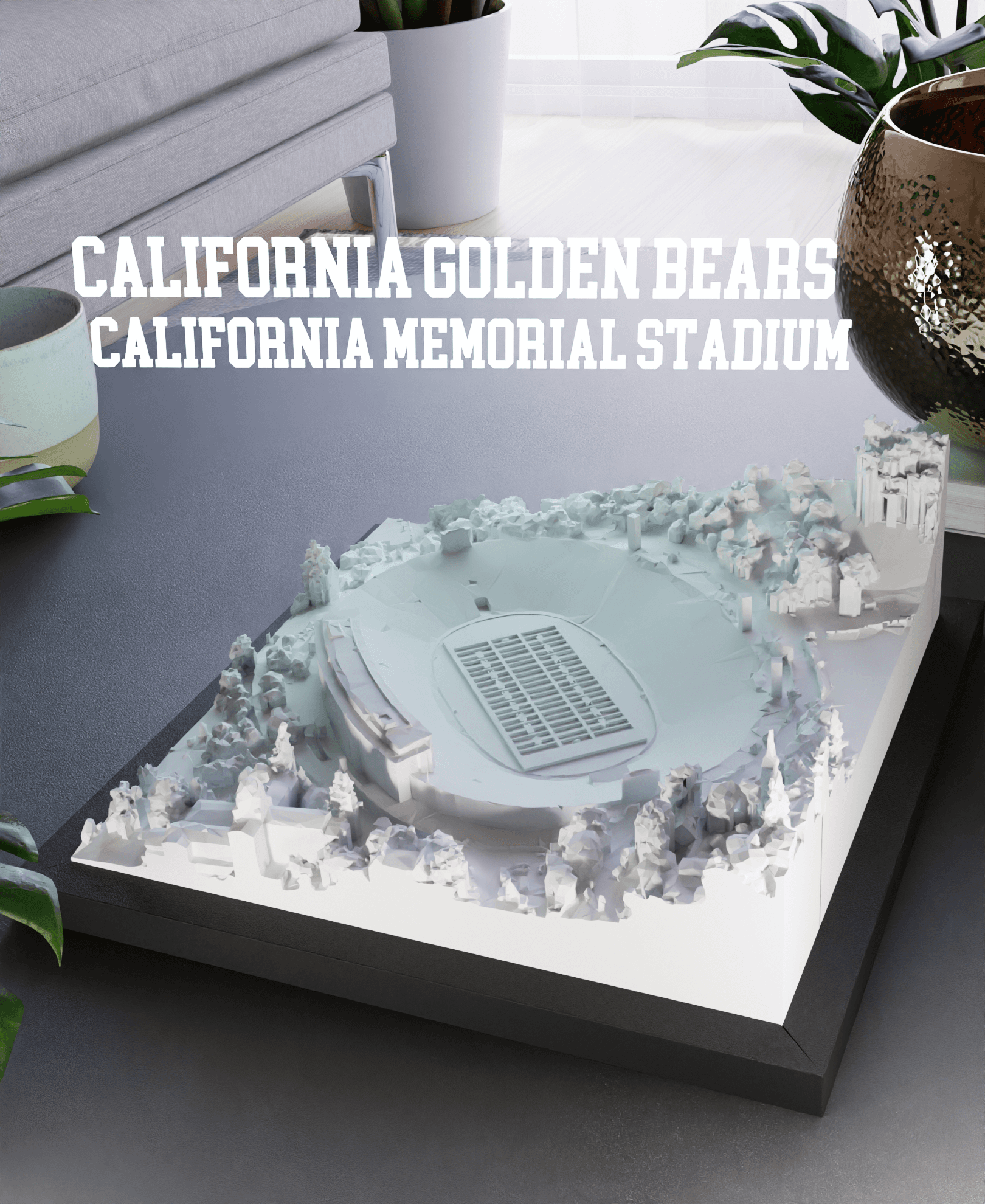 California Golden Bears - California Memorial Stadium 3d model