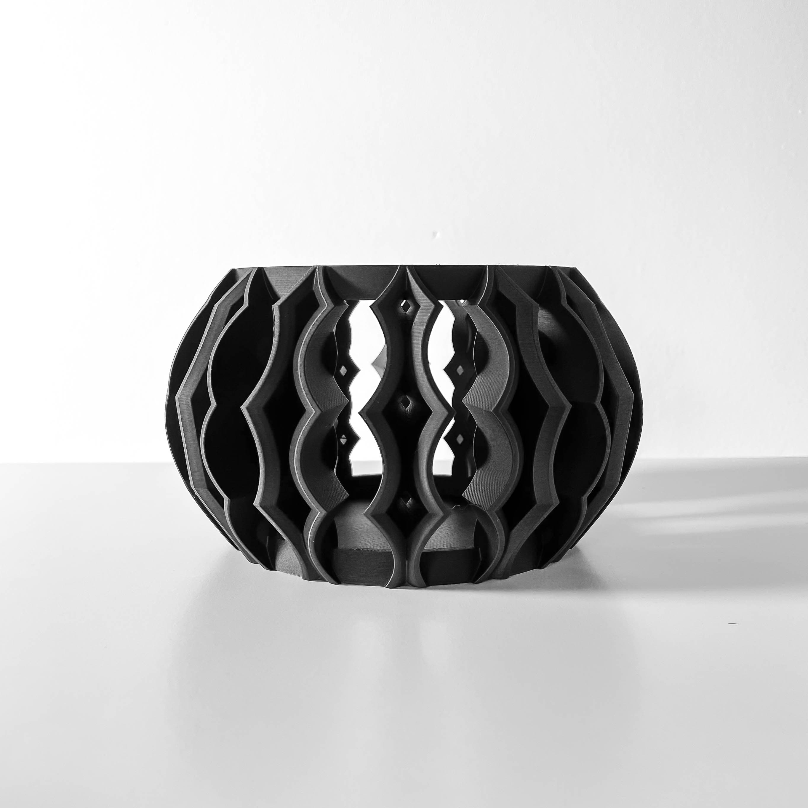 The Luvo Orchid Planter Pot with Drainage | Tray Included | Modern and Unique Home Decor for Orchids 3d model