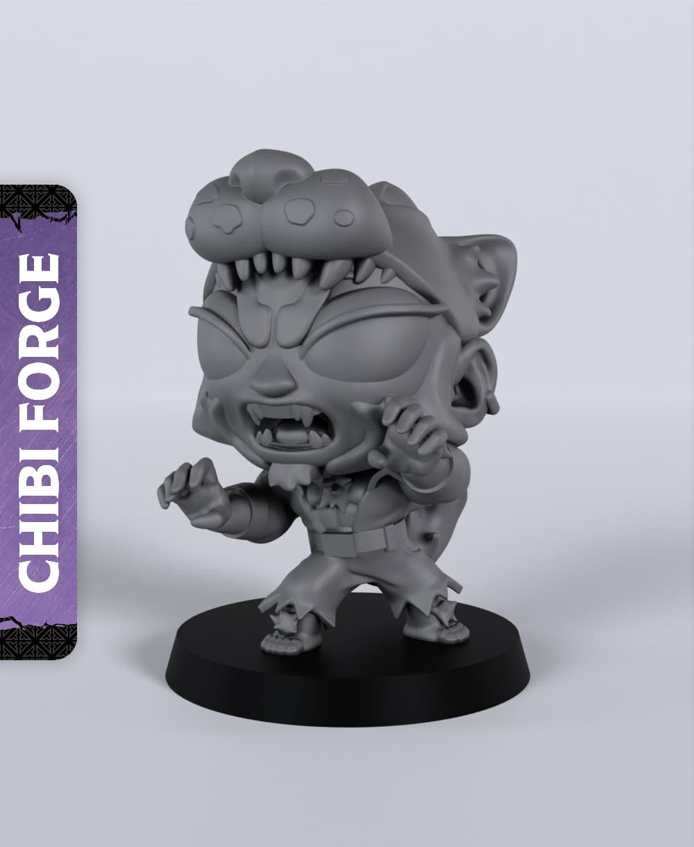 Male Human Monk - With Free Dragon - 5e DnD Inspired for RPG and Wargamers 3d model