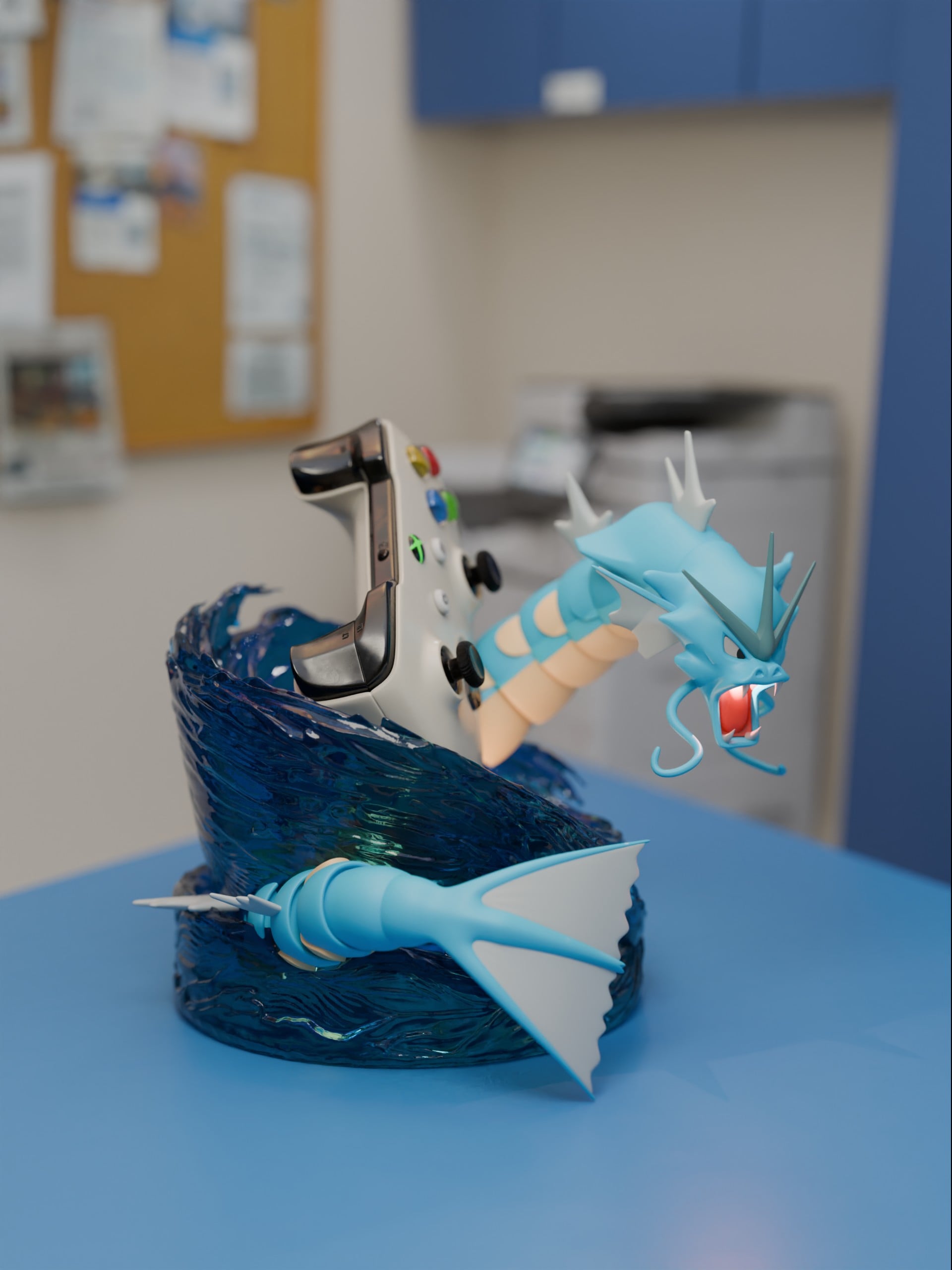 Gyarados Controller Stand 3d model