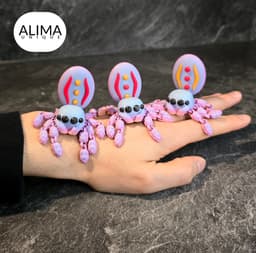 Baby peacock spider 3d model