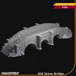 Old Bridge, Terrain Piece 3d model