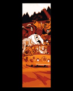 Scooby Doo Where are You?? Fanart Set of Bookmarks 3d model